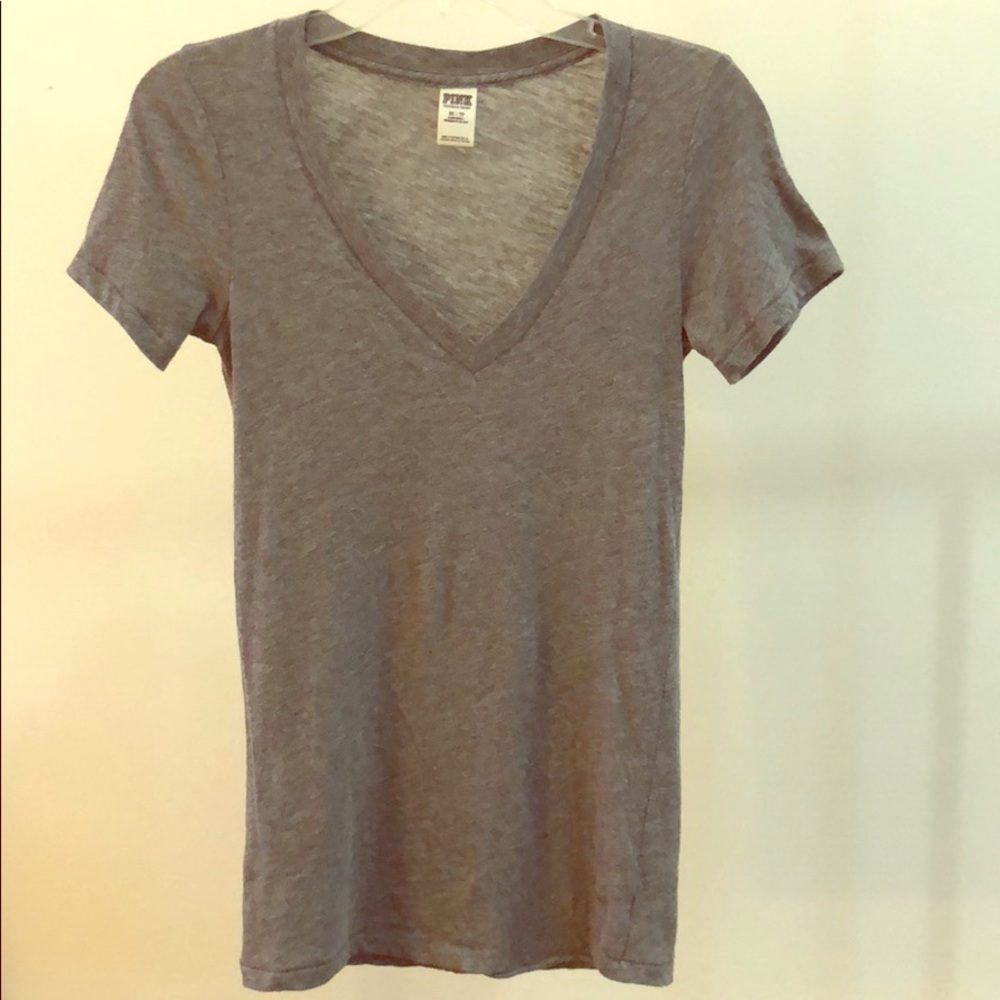⭐️ VS PINK Basics V Neck Soft Tee